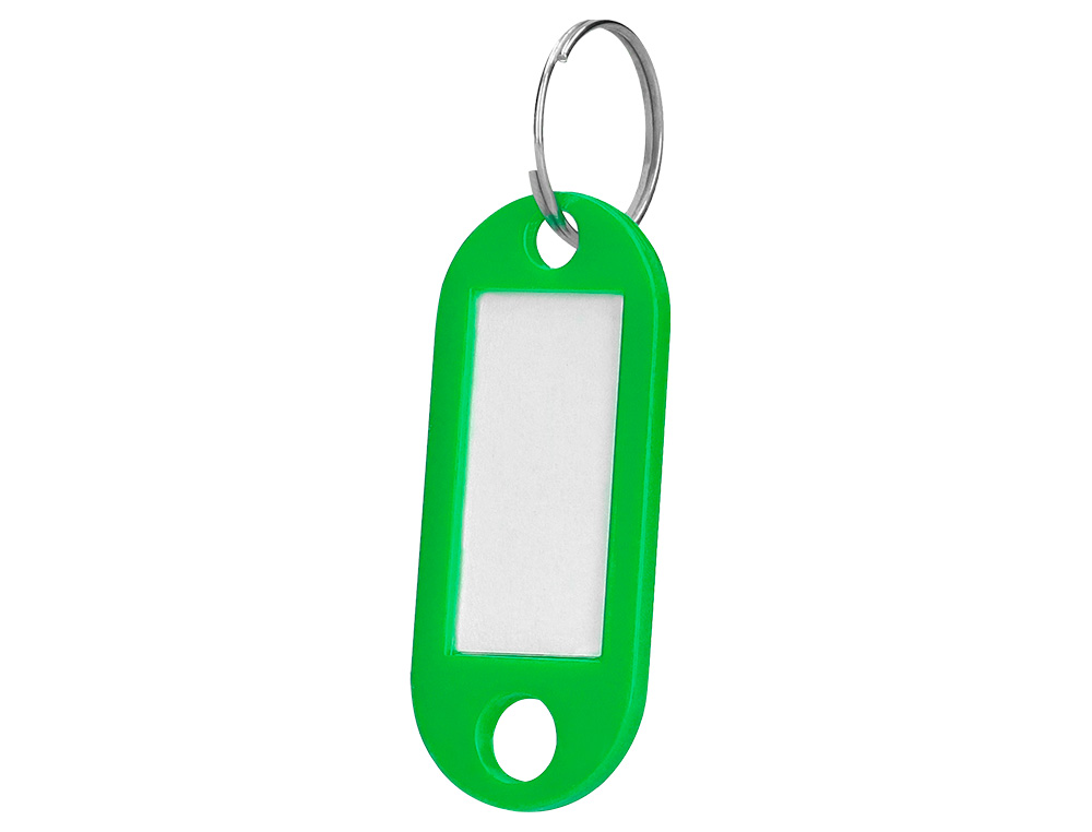 Chaveiro porta-etiquetas q-connect verde caixa 100 unidades ( Imagem 3 de 12 ) - Preview
