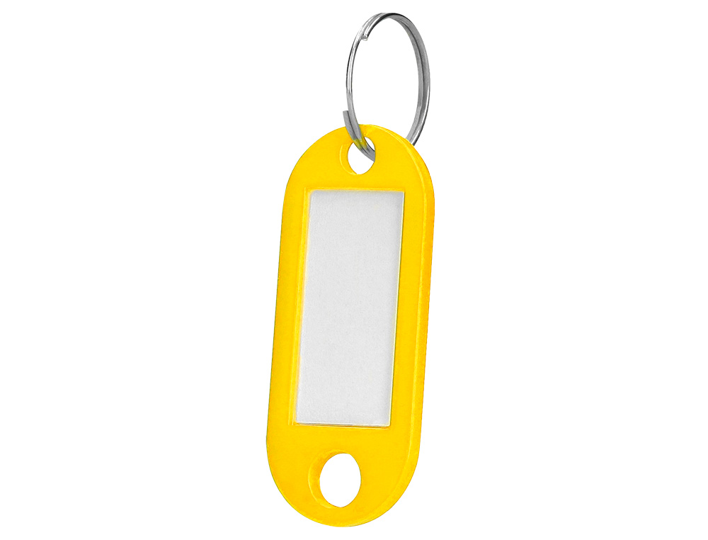 Chaveiro porta-etiquetas q-connect amarelo caixa 100 unidades ( Imagem 3 de 12 ) - Preview