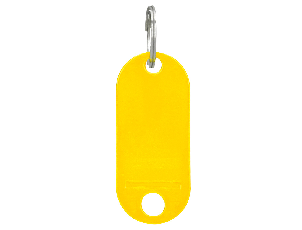 Chaveiro porta-etiquetas q-connect amarelo caixa 100 unidades ( Imagem 5 de 12 ) - Preview