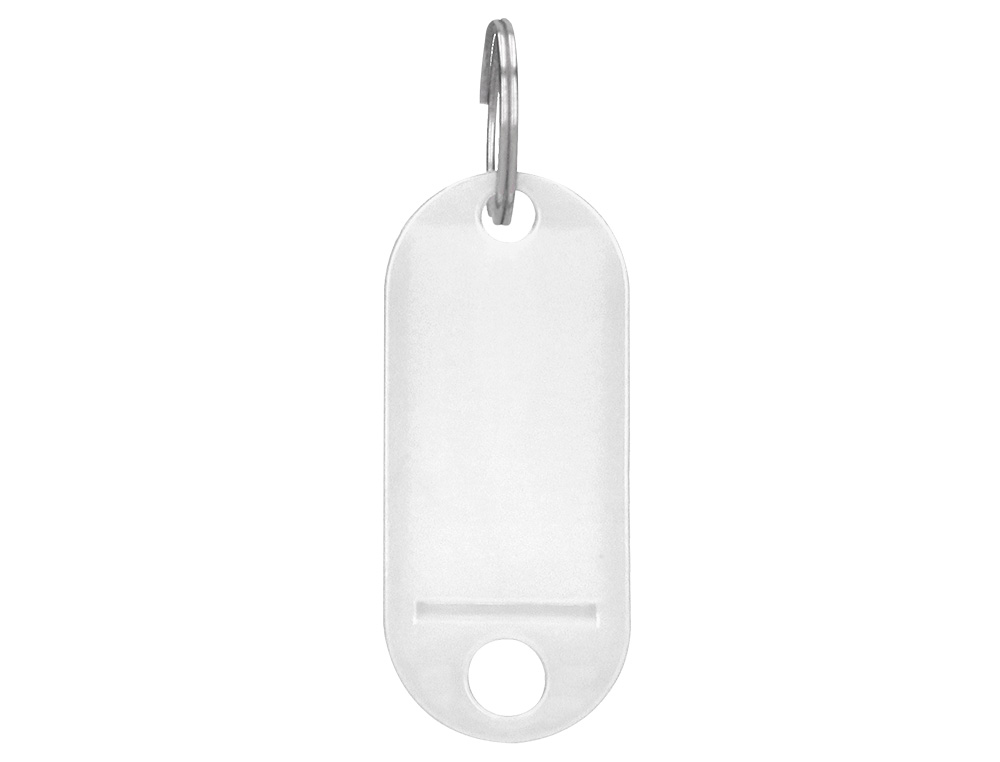 Chaveiro porta-etiquetas q-connect branco caixa 100 unidades ( Imagem 5 de 12 ) - Preview