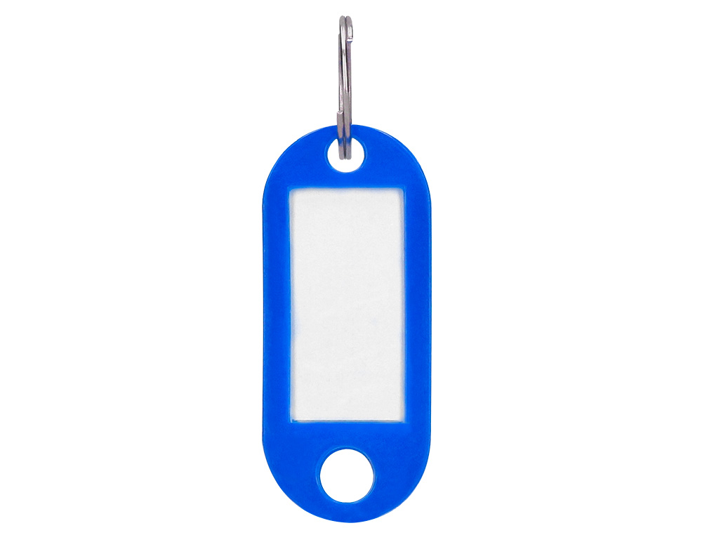 Chaveiro porta-etiquetas q-connect azul caixa 100 unidades ( Imagem 2 de 12 ) - Preview