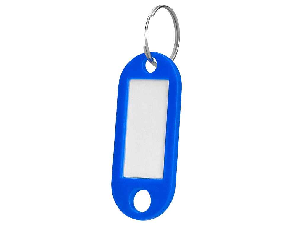 Chaveiro porta-etiquetas q-connect azul caixa 100 unidades ( Imagem 3 de 12 ) - Preview