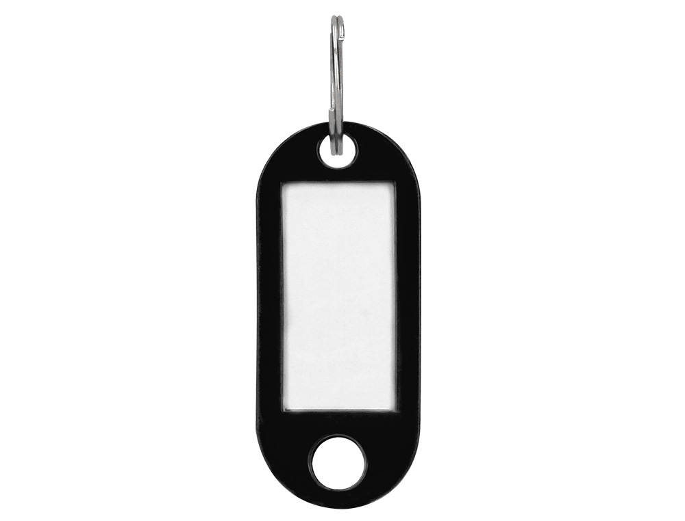 Chaveiro porta-etiquetas q-connect preto caixa 100 unidades ( Imagem 2 de 12 ) - Preview