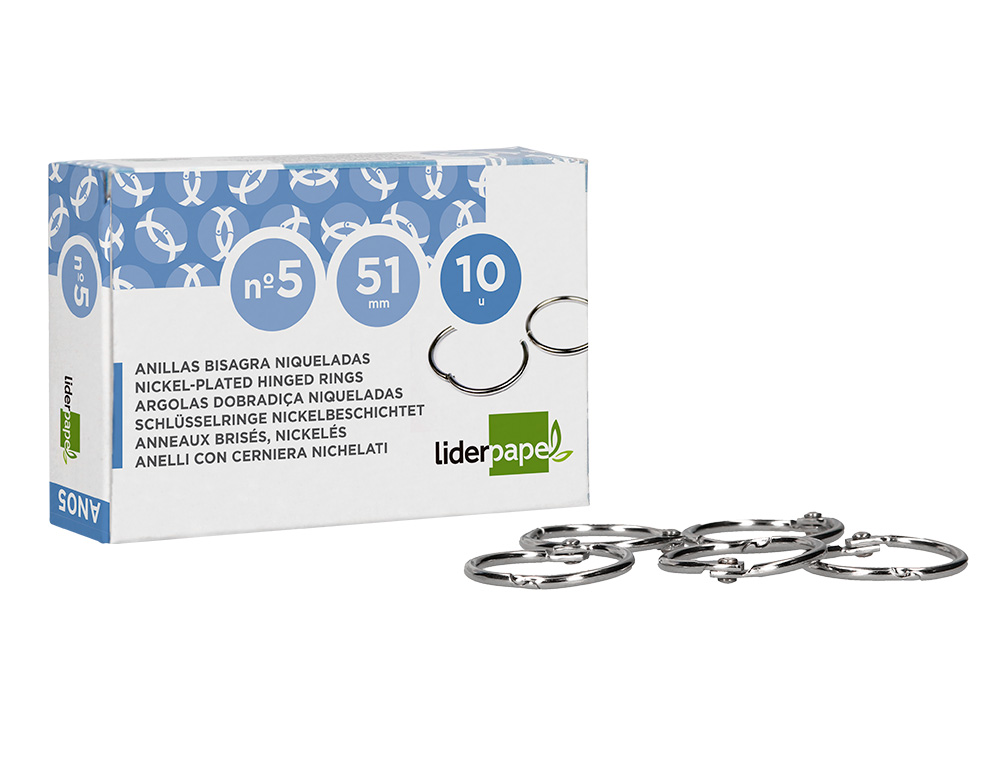 Argolas niqueladas, n. 5, 51 m m, caixa com 10 unidades ( Imagem 3 de 21 ) - Preview