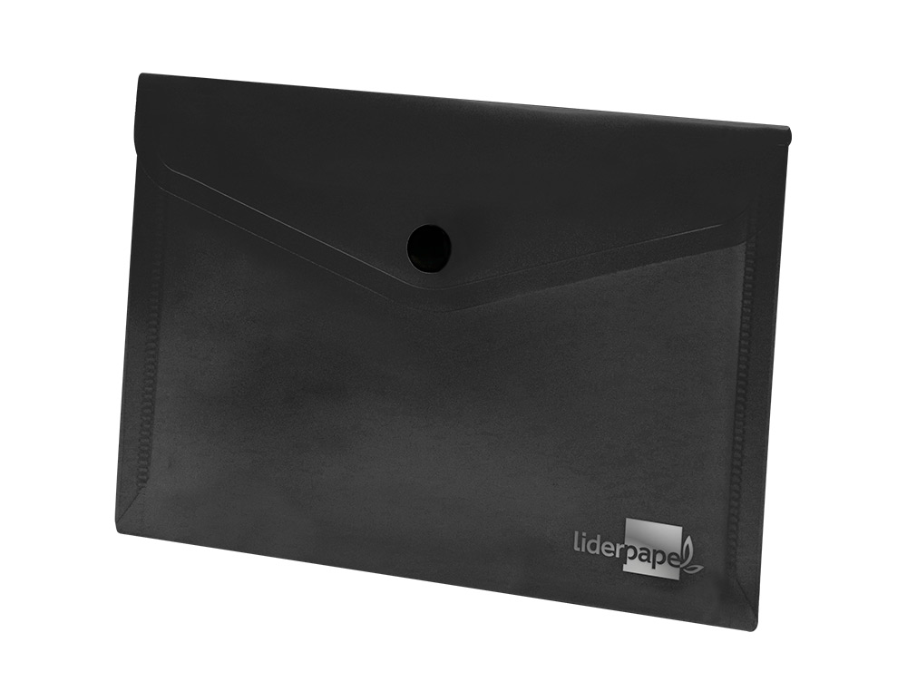 Bolsa porta documentos liderpapel com mola din a7 preto opaco (12 unidades) ( Imagem 3 de 14 ) - Preview