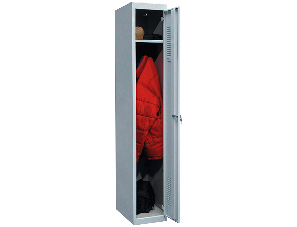 Armario metalico ar storage 50x180x30 cm 1 porta com chave cor cinza inicial ( Imagem 2 de 2 ) - Preview