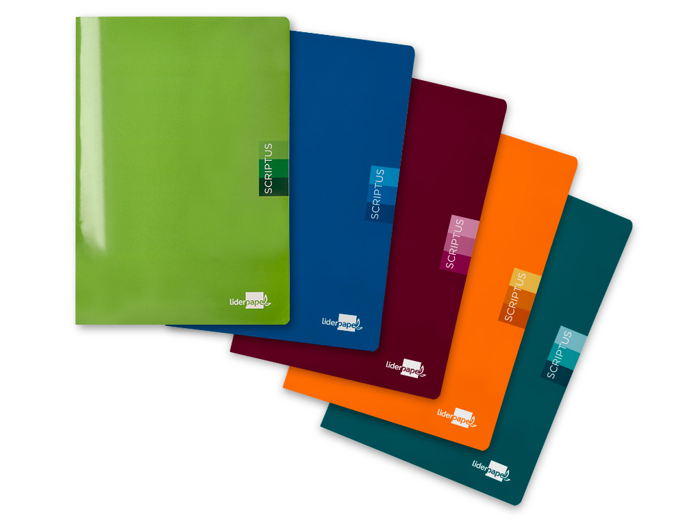 Caderno escolar liderpapel scriptus 48 folhas din a4 pautado larga 3,5 papel 90 gr (5 unidades) ( Imagem 3 de 21 ) - Preview