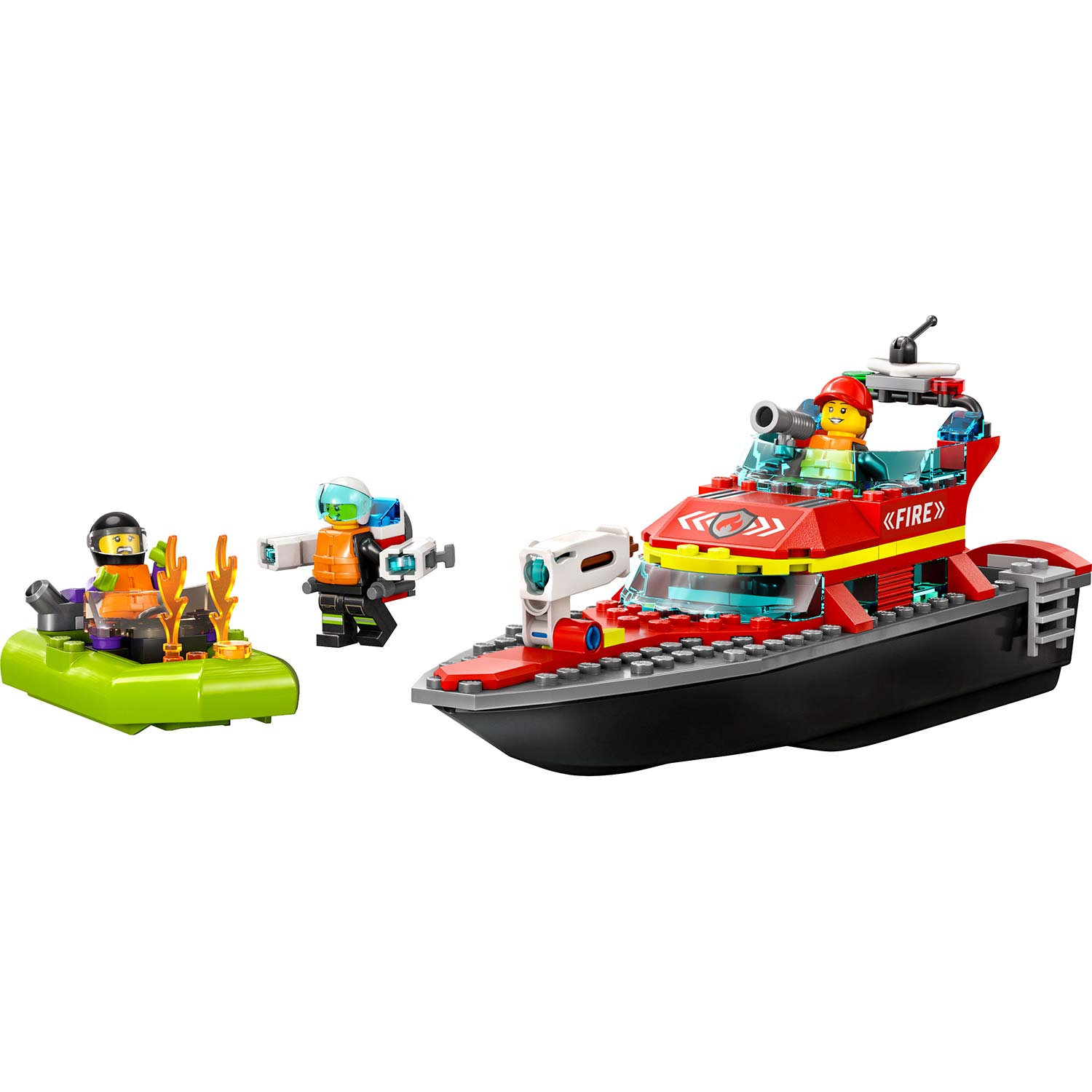Lego City Barco De Resgate Dos Bombeiros 60373 ( Imagem 3 de 4 ) - Preview