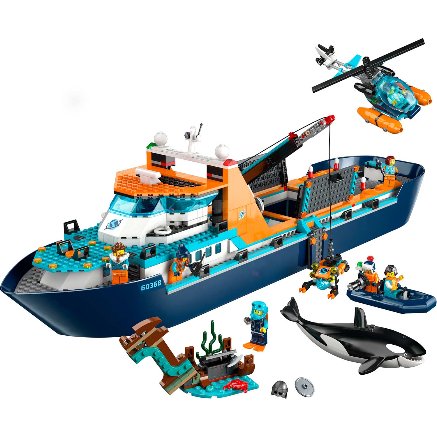 Lego City Navio Explorador Do Artico 60368 ( Imagem 2 de 3 ) - Preview