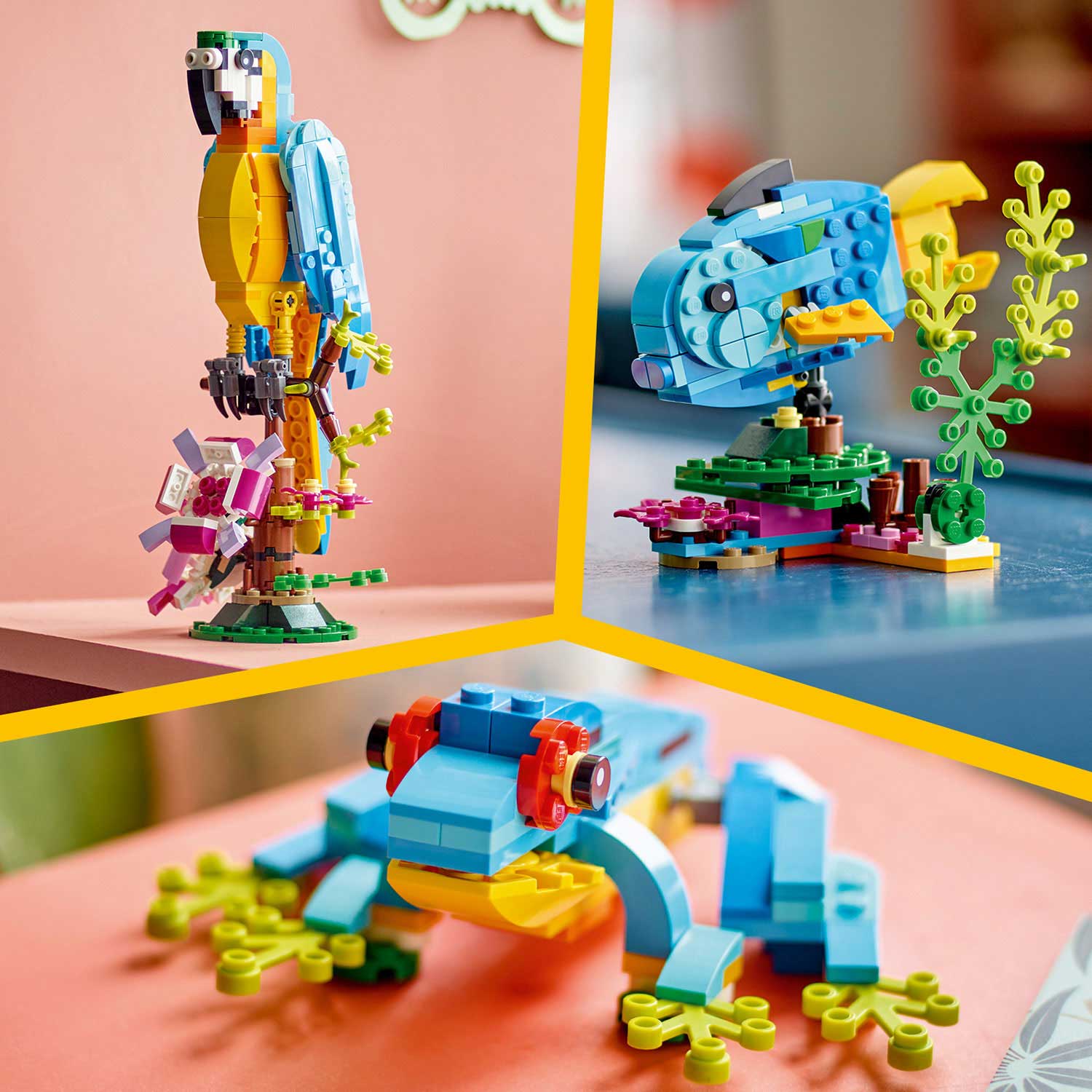 Lego Creator 3-In-1 Papagaio Exotico 31136 ( Imagem 3 de 3 ) - Preview