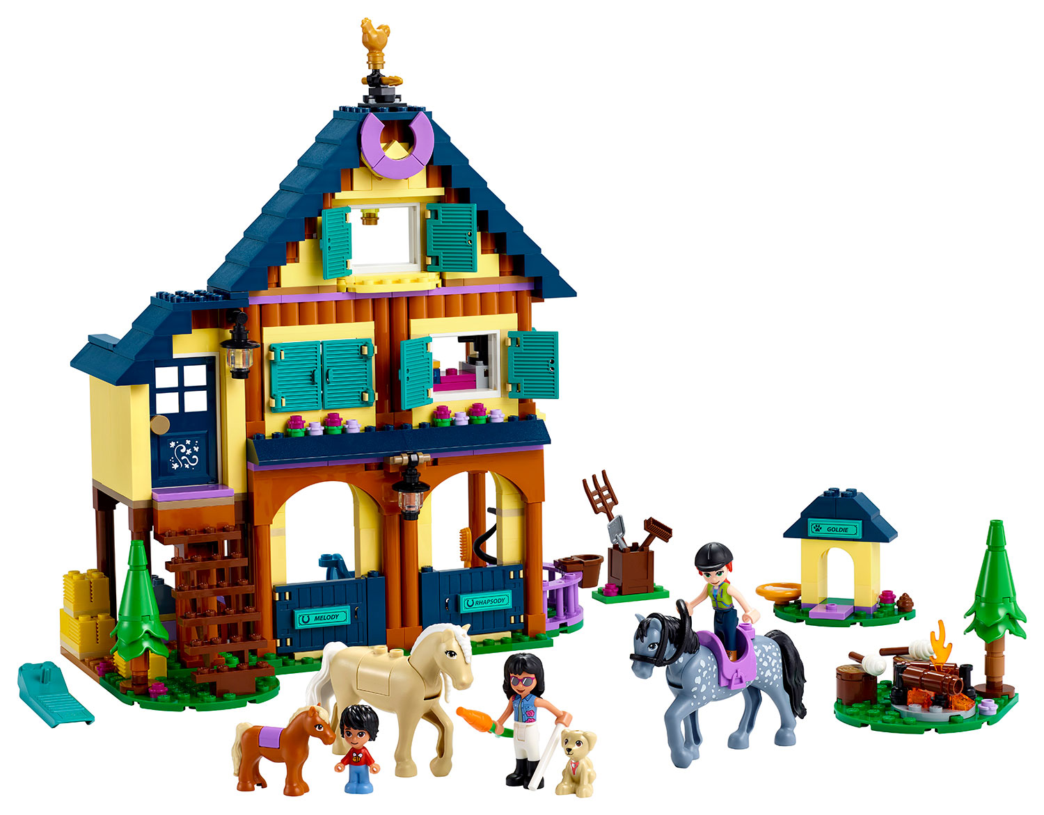 Lego Friends Centro Hipico Da Floresta 41683 ( Imagem 2 de 3 ) - Preview