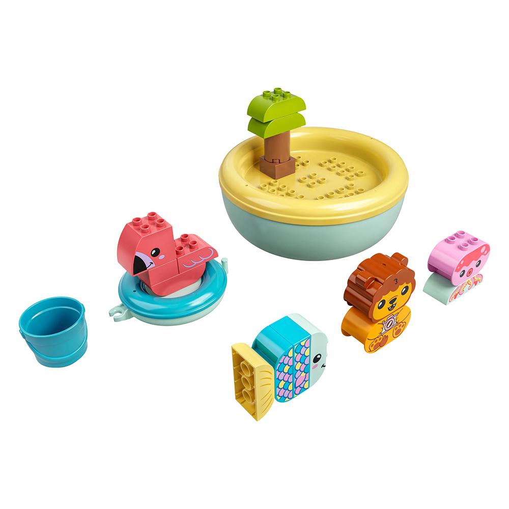 Lego Duplo Hora Do Banho Divertido: Ilha De Animais Flutuantes 10966 ( Imagem 2 de 3 ) - Preview