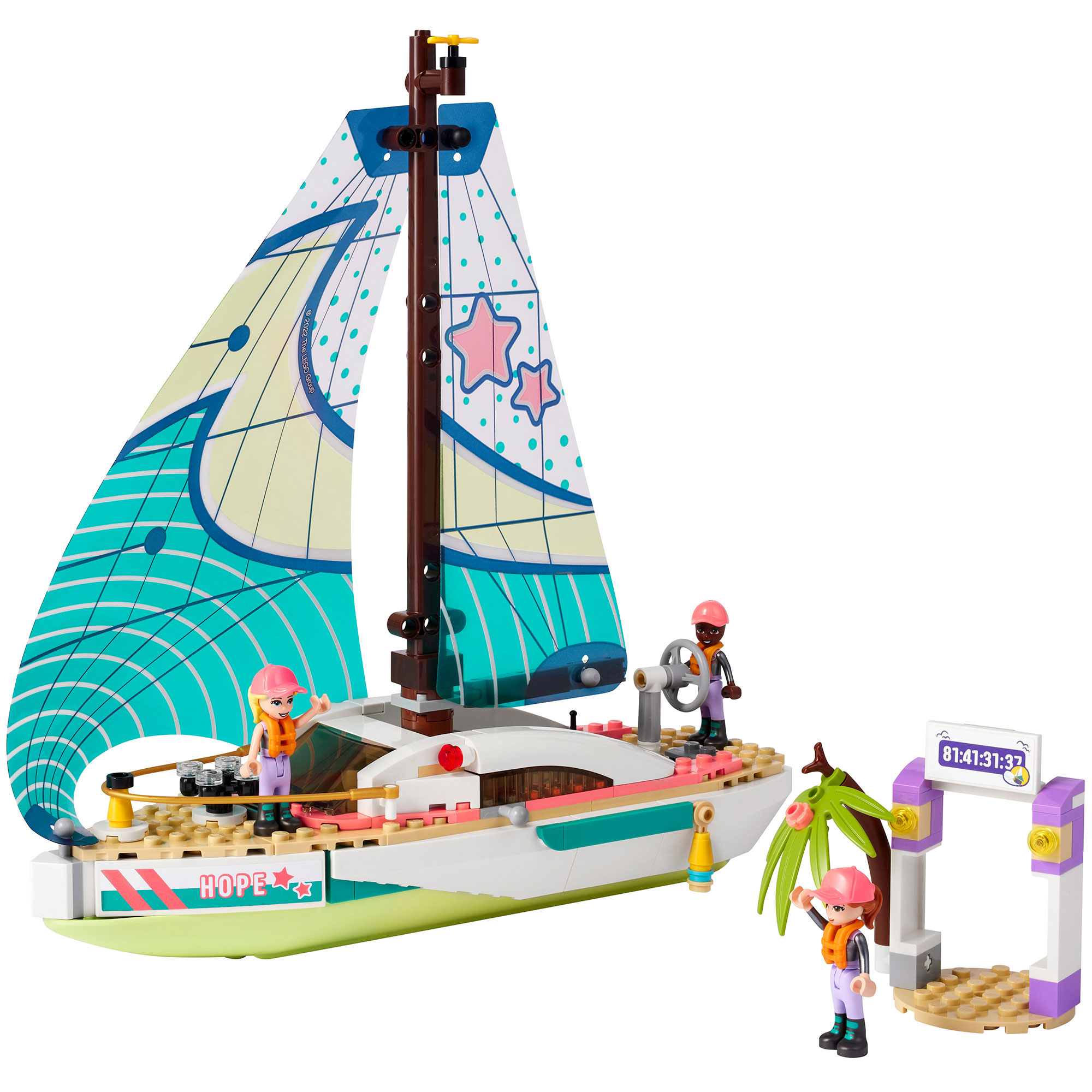 Lego Friends A Aventura Em Barco A Vela Da Stephanie 41716 ( Imagem 2 de 3 ) - Preview