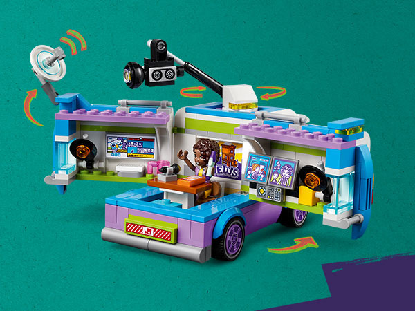 Lego Friends Carrinha De Imprensa 41749 ( Imagem 4 de 4 ) - Preview