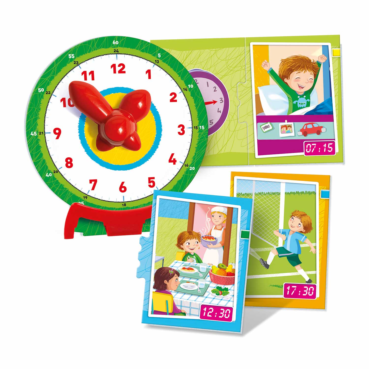 Que Horas Sao? Clementoni Education 67336 ( Imagem 2 de 3 ) - Preview