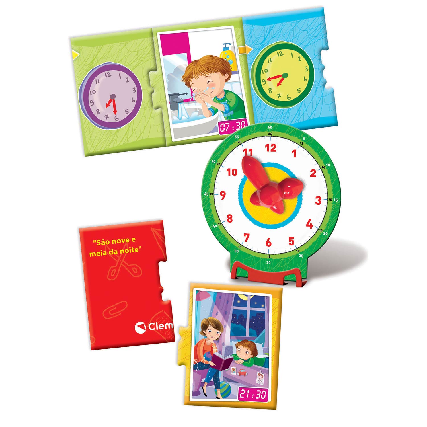 Que Horas Sao? Clementoni Education 67336 ( Imagem 3 de 3 ) - Preview