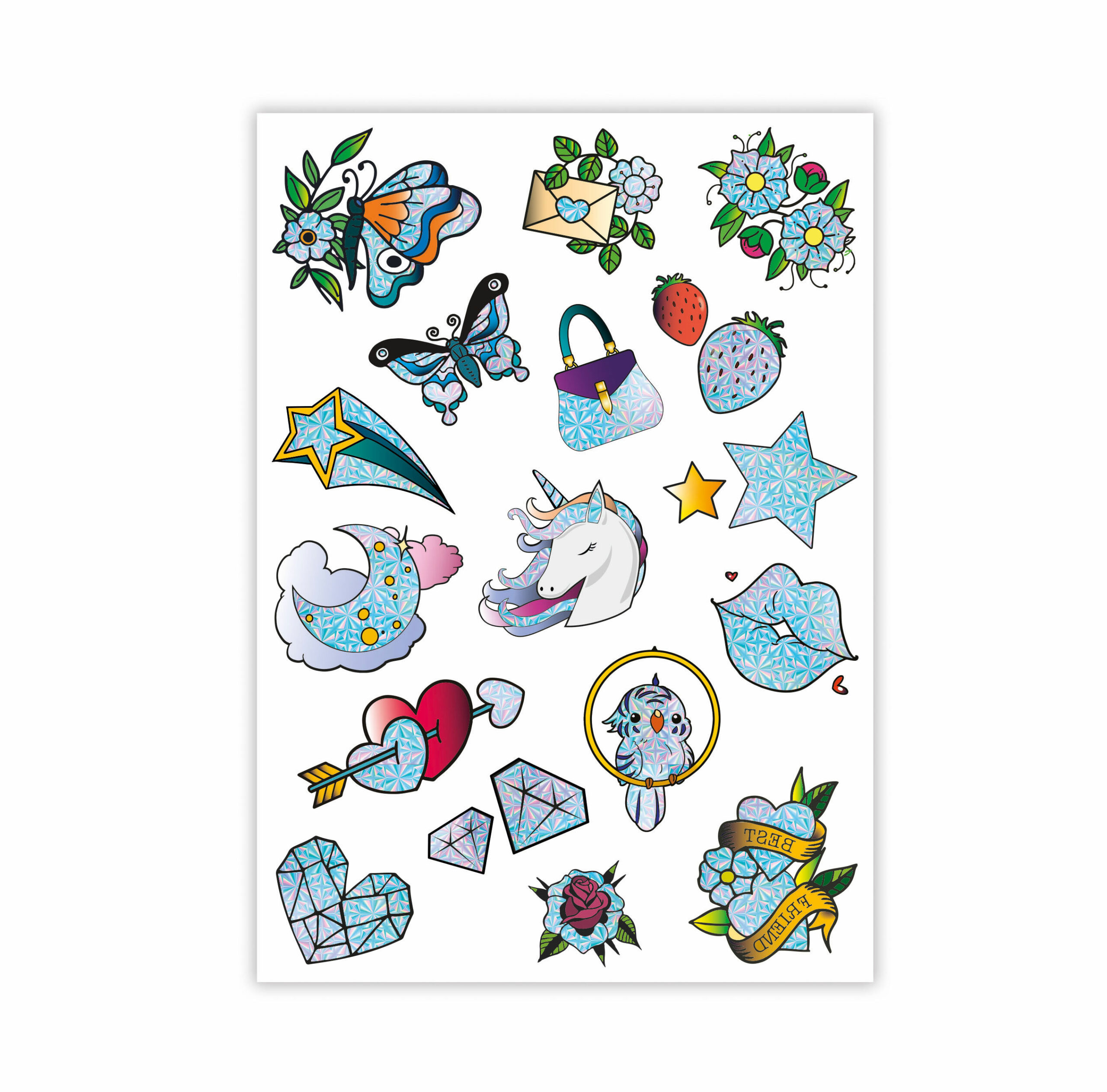 Crazy Chic Sparkly Tatoo Clementoni 18685 ( Imagem 2 de 3 ) - Preview