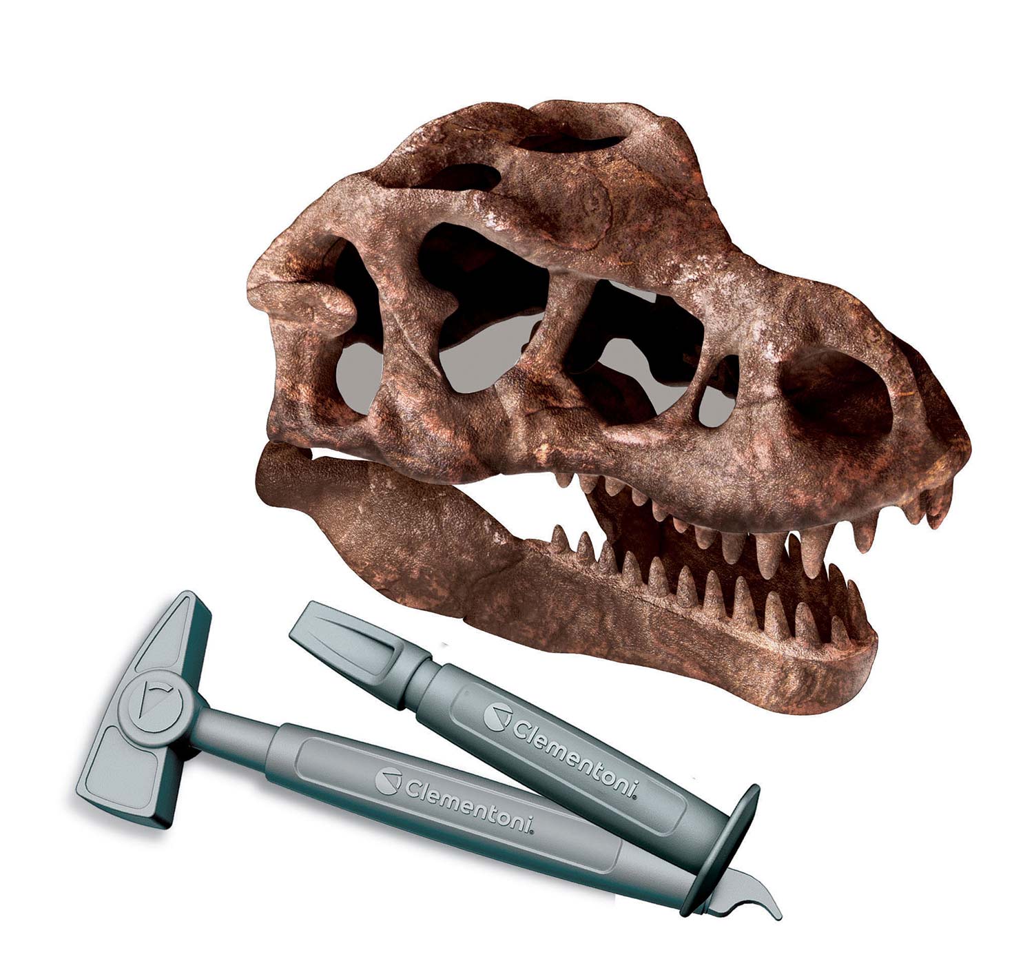 Kit Arqueologia Cranio T-Rex Clementoni Ciencia & Jogo 67328 ( Imagem 2 de 3 ) - Preview
