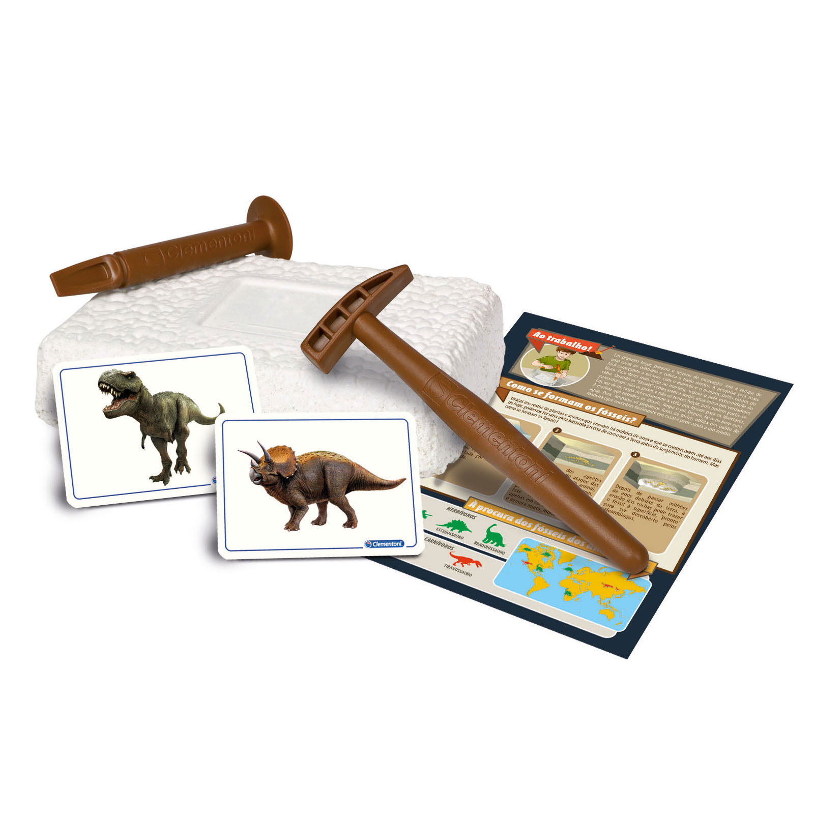 Kit Arqueologia - Tiranossauro Rex + Triceratops ( Imagem 3 de 3 ) - Preview