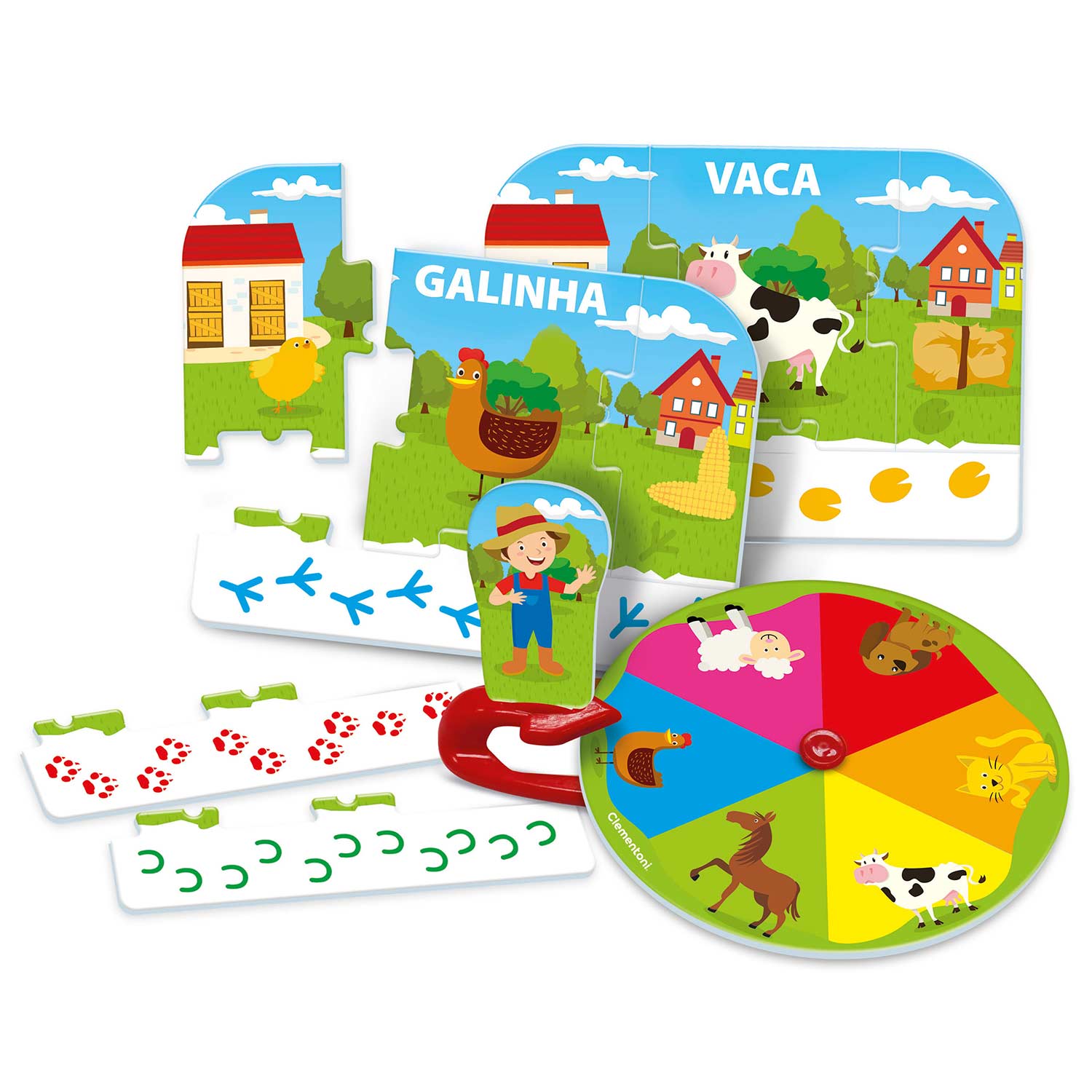 Os Animais Da Quinta Clementoni Education 67331 ( Imagem 2 de 3 ) - Preview