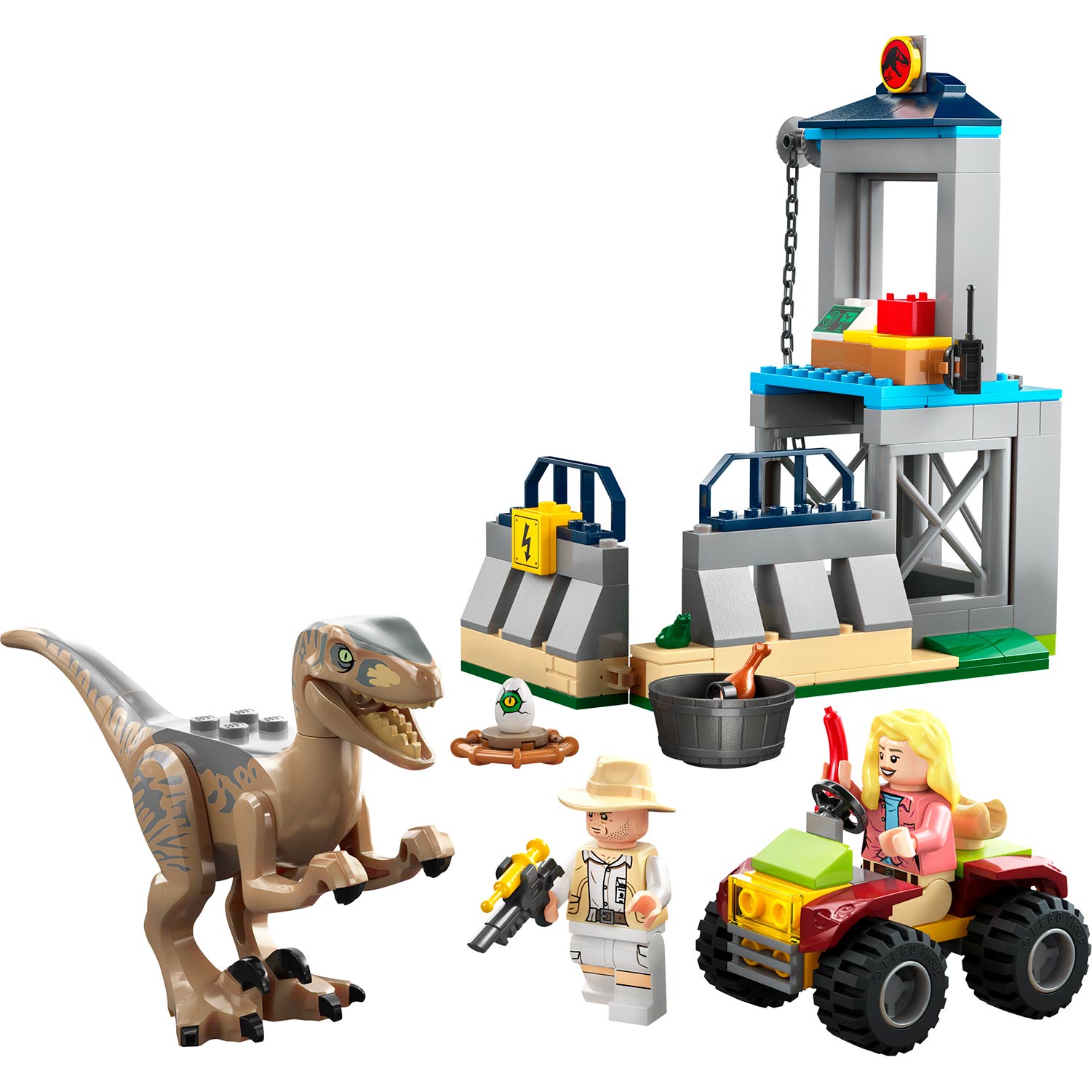Lego Jurassic World Fuga De Velociraptor 76957 ( Imagem 3 de 4 ) - Preview