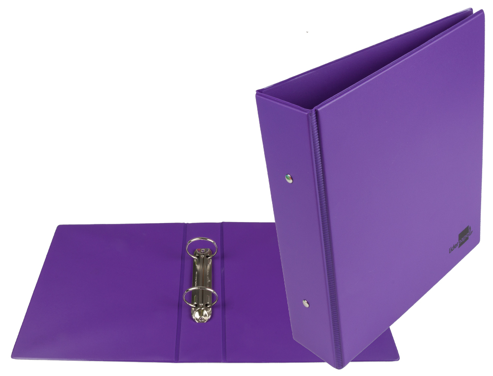 Pasta liderpapel cartao forrado pvc din a5 2 aneis 40 mm redondos violeta ( Imagem 3 de 8 ) - Preview