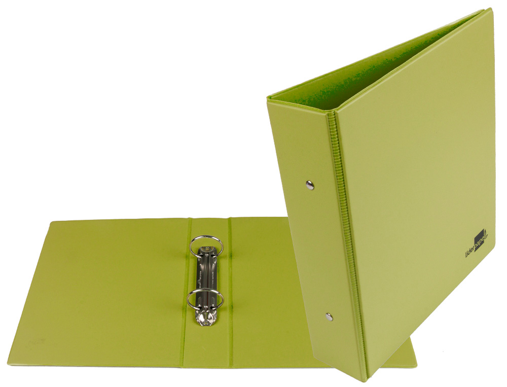 Pasta liderpapel cartao forrado pvc din a5 2 aneis 40 mm redondos verde ( Imagem 3 de 8 ) - Preview