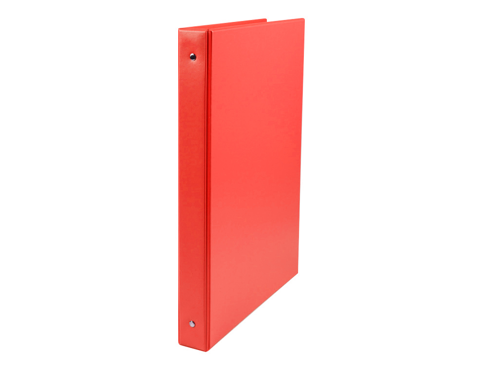 Pasta liderpapel 4 aneis 40 mm redondos plastico folio cor vermelho ( Imagem 2 de 2 ) - Preview