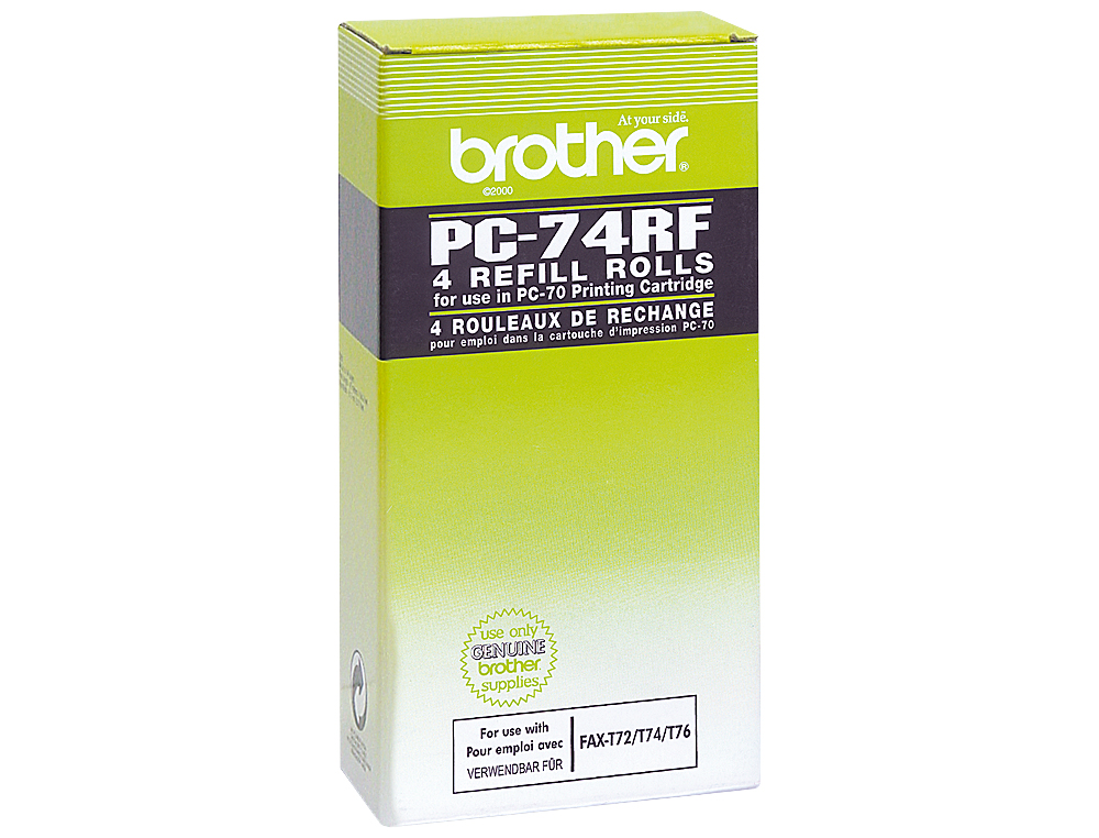 Consumivel fax t104/106 brother de transferencia termica 4 bobines duraçao 140 pag ( Imagem 2 de 5 ) - Preview