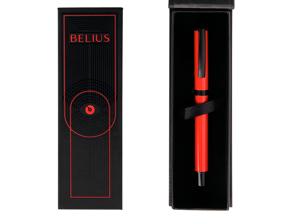 Roller belius curve aluminio textura ponteada vermelho preto tinta azul caixa de oferta ( Imagem 4 de 22 ) - Preview