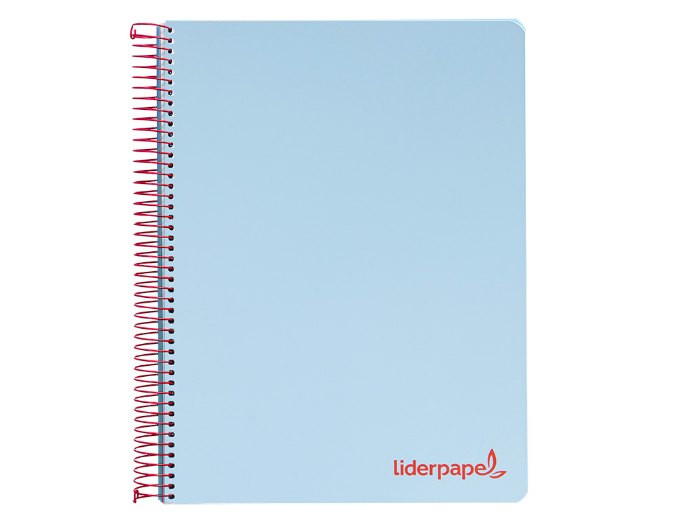 Caderno espiral liderpapel din a4 wonder capa plastico 120 f 90 gr quadricula 5 mm 5 bandas de cores 4 furos azul ( Imagem 3 de 16 ) - Preview