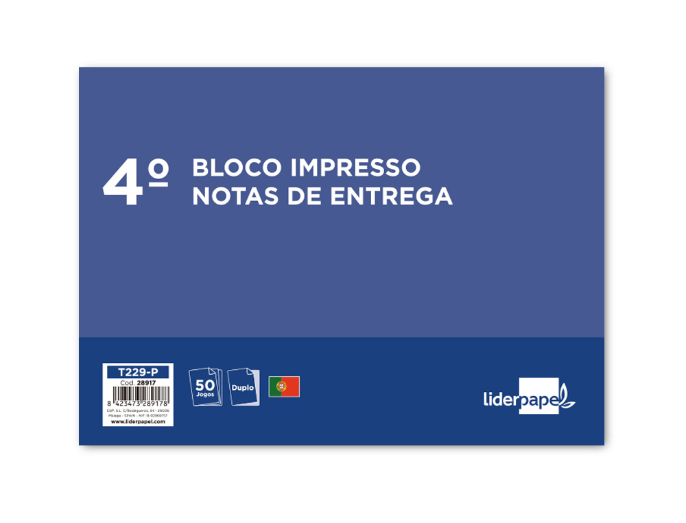 Bloco de entregas duplicado 155x215 mm (5 unidades) ( Imagem 2 de 4 ) - Preview
