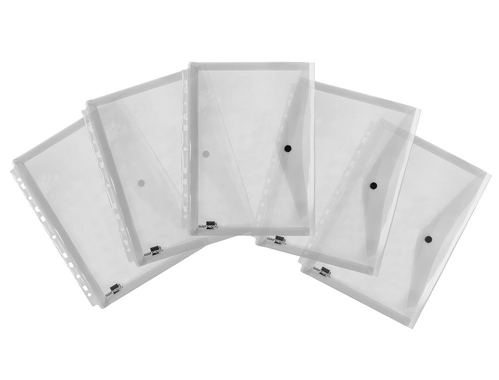Bolsa porta documentos liderpapel multiperfurada din a4 incolor transparente ( Imagem 2 de 11 ) - Preview