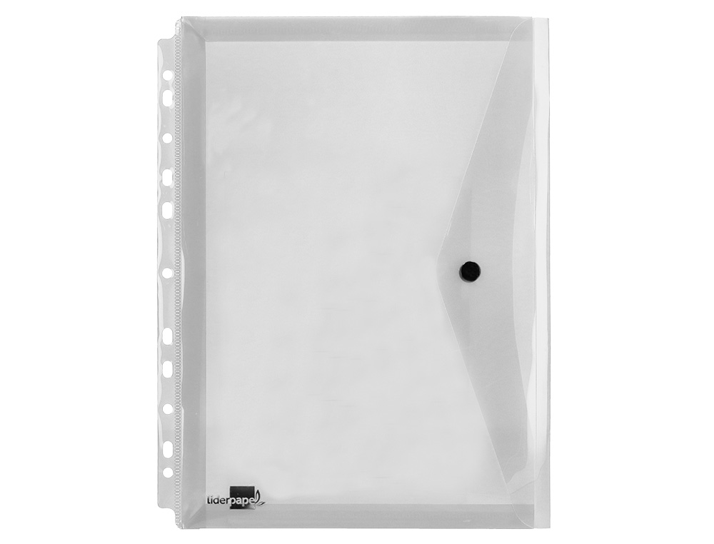 Bolsa porta documentos liderpapel multiperfurada din a4 incolor transparente ( Imagem 4 de 11 ) - Preview