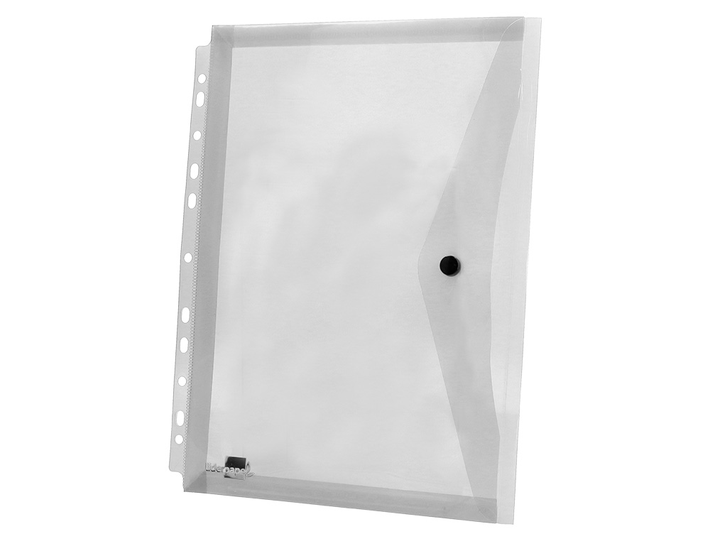 Bolsa porta documentos liderpapel multiperfurada din a4 incolor transparente ( Imagem 5 de 11 ) - Preview