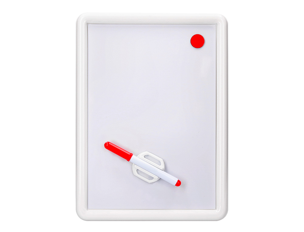 Quadro branco magnético com marcador e apagador 220 x 340 mm ( Imagem 2 de 10 ) - Preview