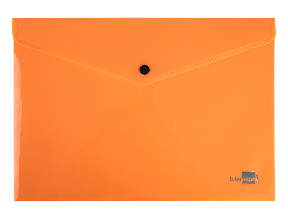 Bolsa Porta documentos Liderpapel - Com Mola Din A4 - Laranja Flúor Opaco -50 Folhas ( Imagem 3 de 13 ) - Preview