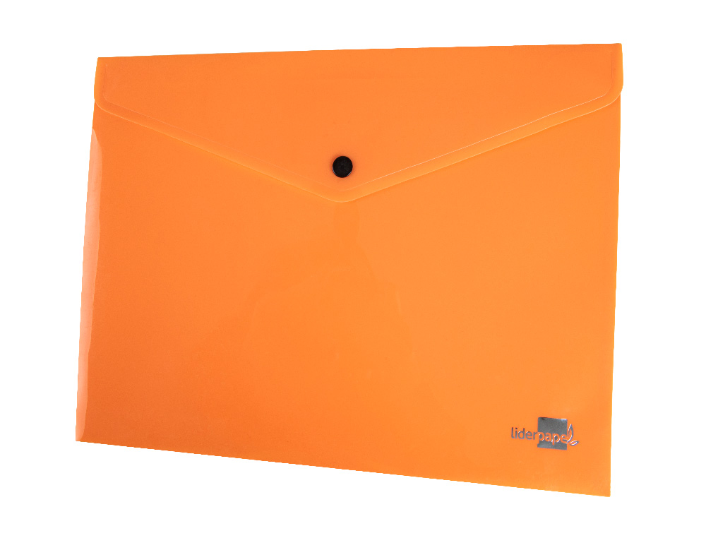 Bolsa Porta documentos Liderpapel - Com Mola Din A4 - Laranja Flúor Opaco -50 Folhas ( Imagem 4 de 13 ) - Preview