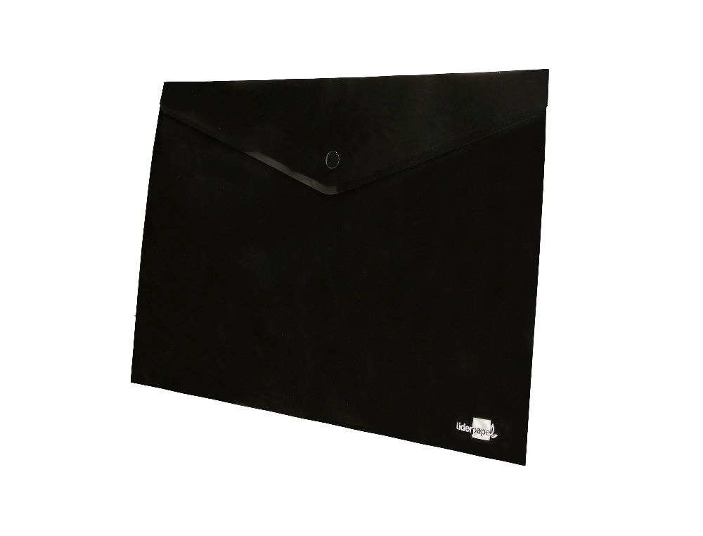 Bolsa porta documentos liderpapel com mola din a4 preto opaco 50 folhas ( Imagem 4 de 9 ) - Preview