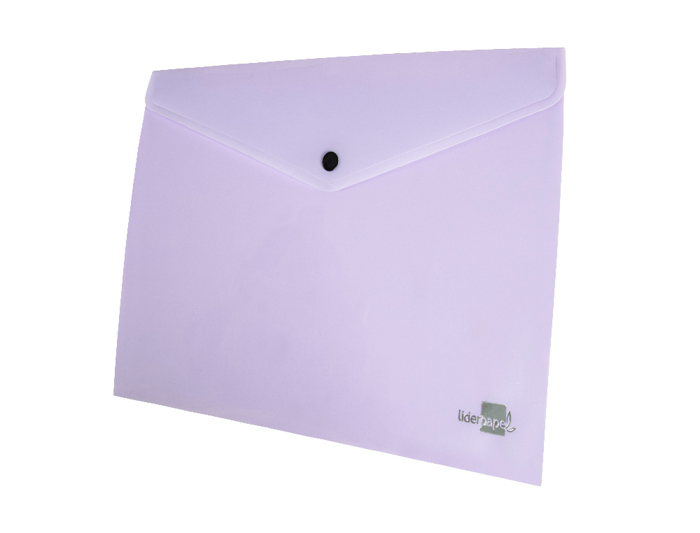 Bolsa Porta-Documentos Liderpapel Com Mola Din A4 Lavanda Opaco 50 Folhas ( Imagem 4 de 9 ) - Preview