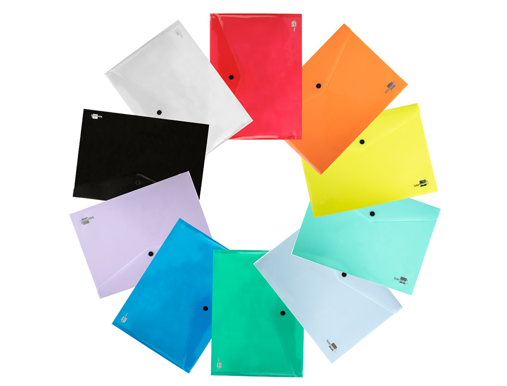 Liderpapel document holder with spring clip, A4 size, assorted colors. ( Imagem 2 de 10 ) - Preview