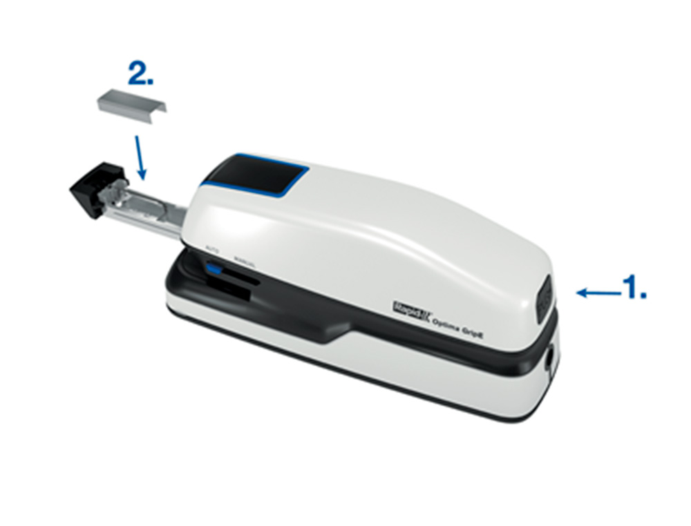 Agrafador rapid electrico optima grip capacidade 20 folhas ( Imagem 3 de 8 ) - Preview