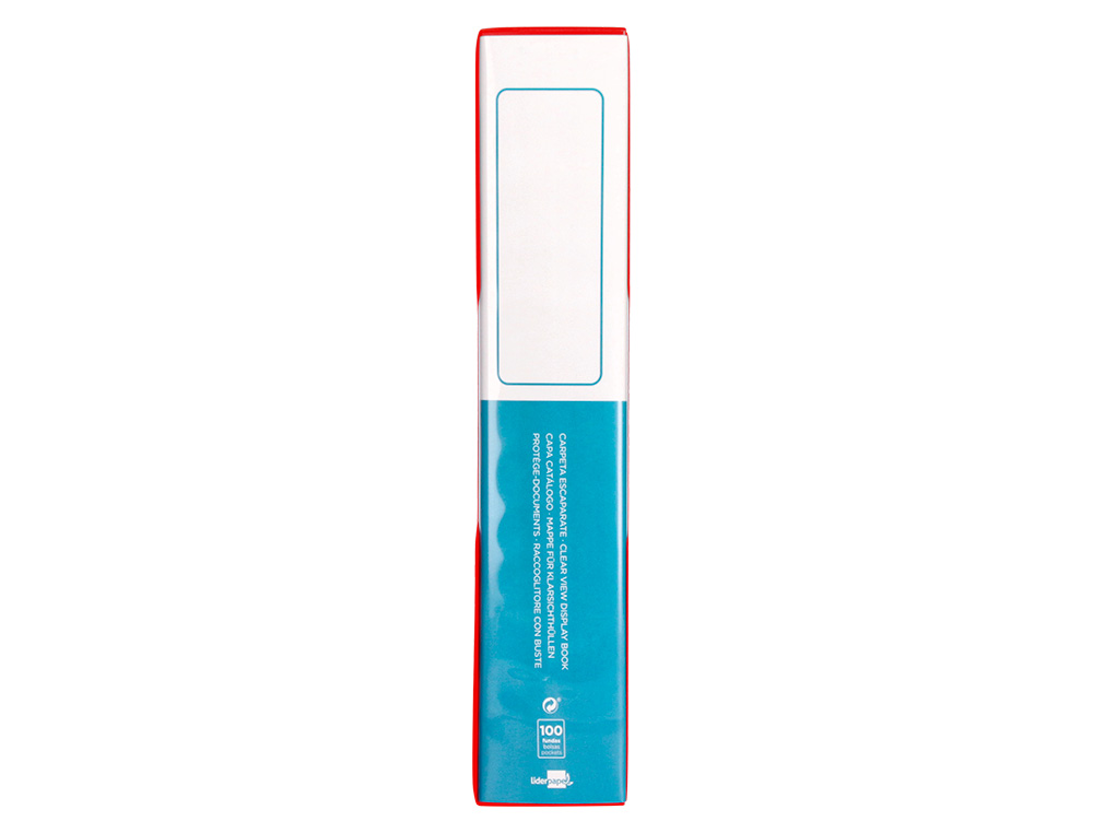 Liderpapel Catalog Cover - 100 Din A4 Pockets - Translucent Red (with box) ( Imagem 3 de 17 ) - Preview