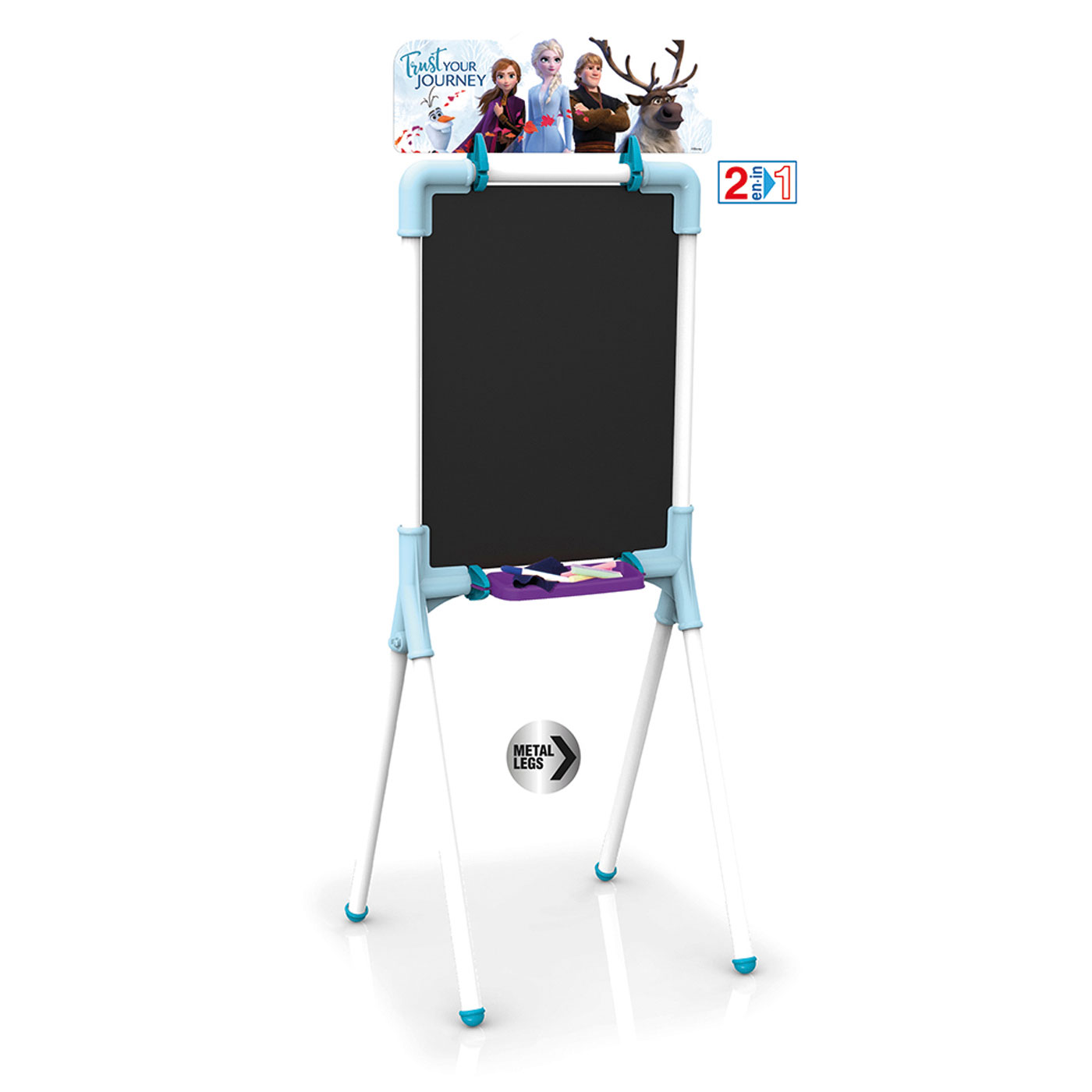 Quadro Duplo Magnetico/Ardosia Frozen Ii C/13 Acessorios Chicos 53039 ( Imagem 3 de 4 ) - Preview