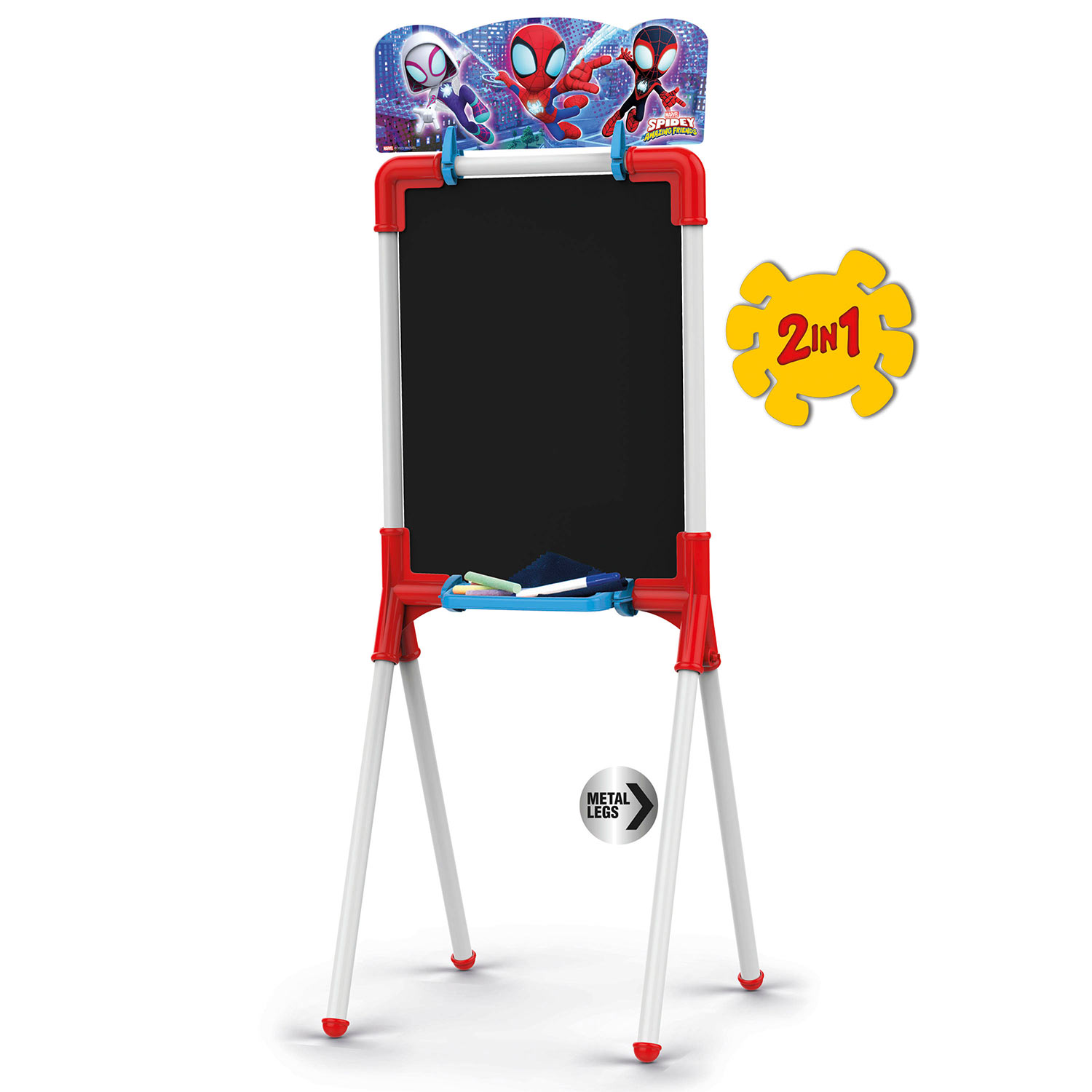 Quadro Duplo Magnetico/Ardosia Spidey And His Amazing Friends C/ Acessorios Chicos 53033 ( Imagem 2 de 4 ) - Preview