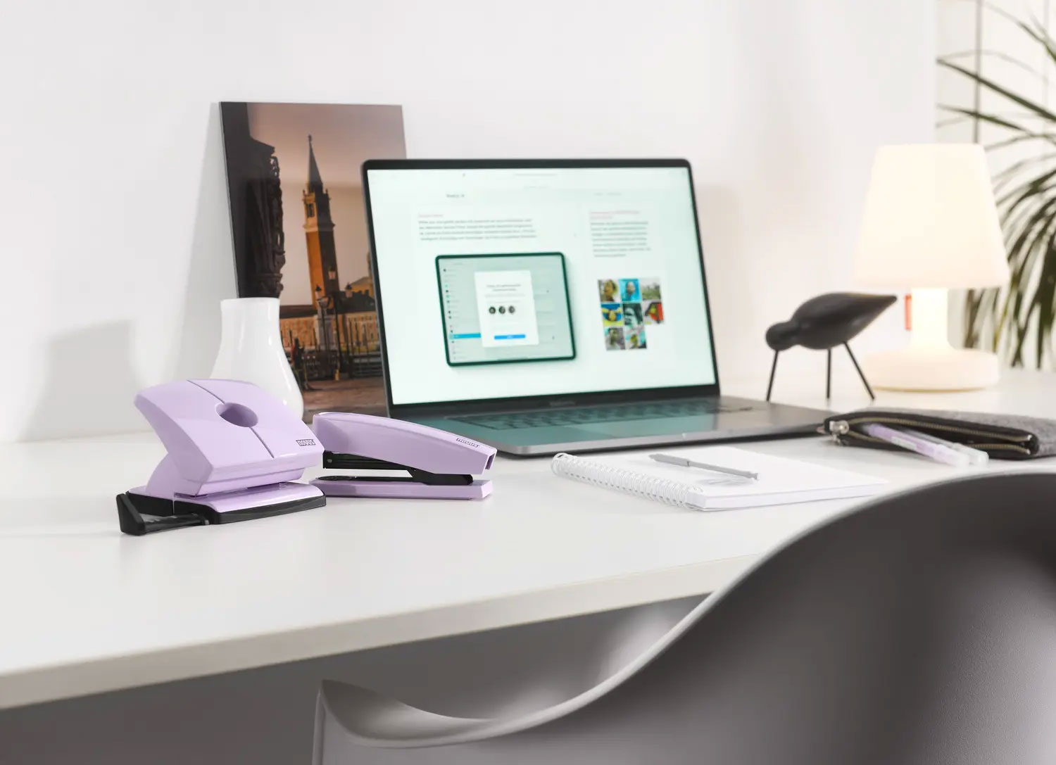 Furador Novus B220 Color Id 20Fl Lilas 025-0652 ( Imagem 2 de 2 ) - Preview