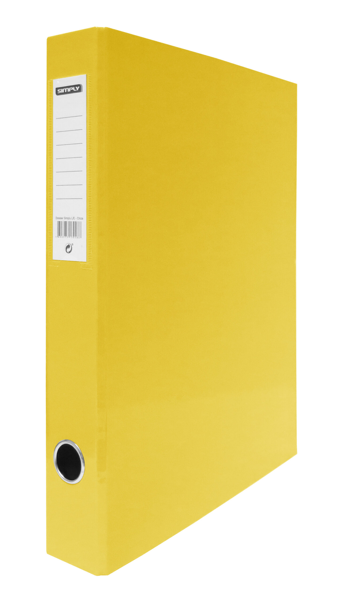 Pasta De Arquivo Simply A4 Comercial L/45 2 Arg. Amarelo ( Imagem 2 de 3 ) - Preview