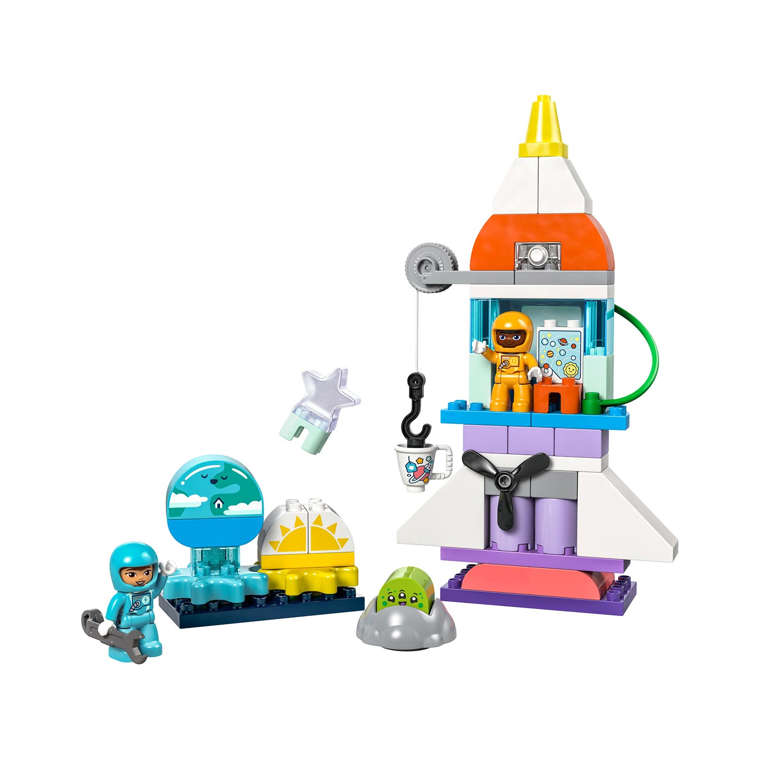 Lego Duplo Aventura No Vaivem Espacial 3Em1 10422 ( Imagem 2 de 3 ) - Preview