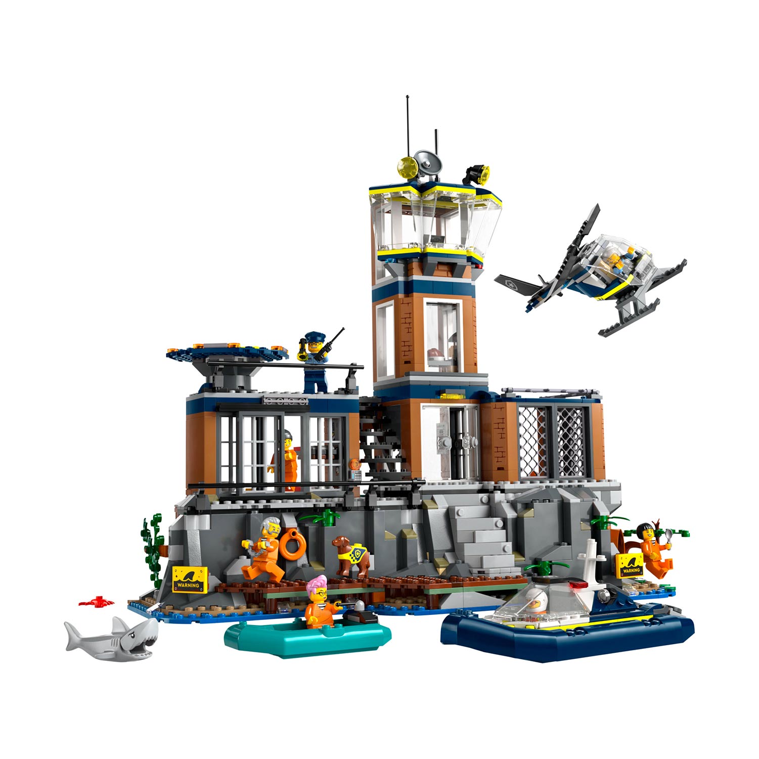Lego City Ilha Da Prisao Da Policia 60419 ( Imagem 2 de 3 ) - Preview