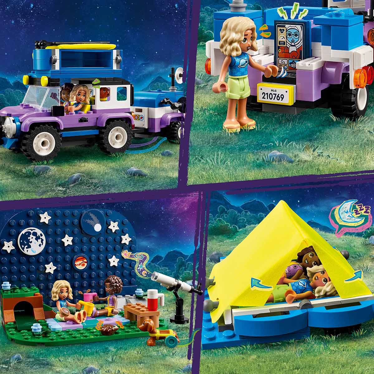 Lego Friends Veiculo De Acompanhamento E Observacao Astronomica 42603 ( Imagem 4 de 4 ) - Preview